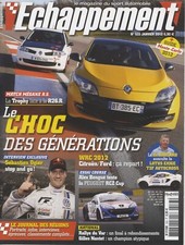 ECHAPPEMENT n°533 01/2012 MEGANE RS TROPHY-MEGANE R26R RCZ CUP SEBASTIEN OGIER