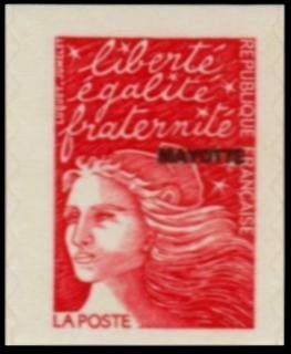 Timbre mayotte 61a - timbre,