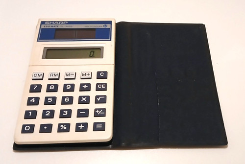 Calculatrice vintage sharp - vintage,