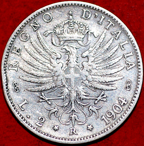1904 italie lire vittorio - italie,