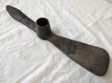 Outil ancien Jardinage Sarclette Serfouette Binette en acier forgé 36 cm