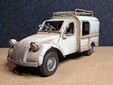 Citroën 2 CV Chevaux Fourgonnette, véhicule miniature métal, Éch environ 1/12