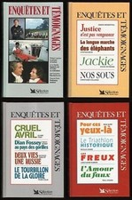 Lot de 4 livres : ENQUETES et