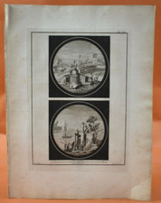 Gravure XVIIIème - Décor