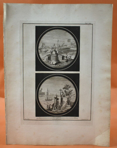 Gravure xviiième décor - -,