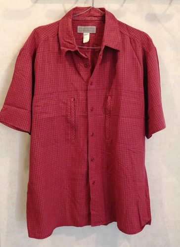 Chemise rouge coton - , coupe