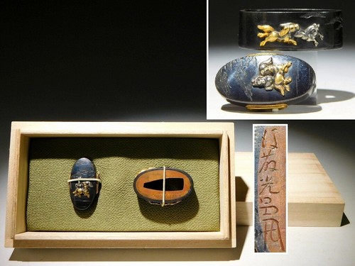 Chevaux fuchi kashira - fuchi/kashira, edo
