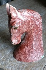 Tête De Cheval En Bronze Ou