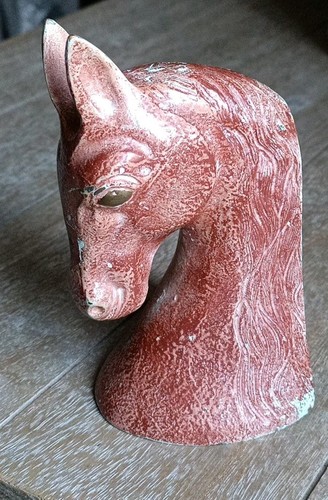 Tête cheval bronze - tête,