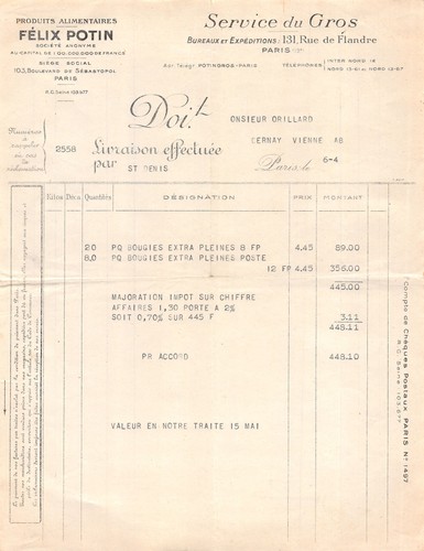 1926 produits alimentaires - 1926,