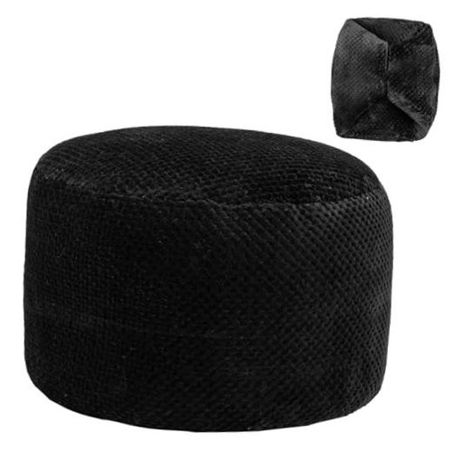 Unstuffed pouf ottoman stool - unstuffed,