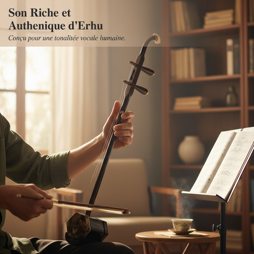 Erhu professionnel bois - en,