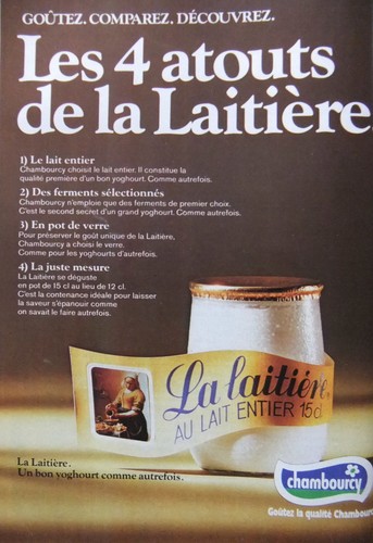 Publicité yoghourt chambourcy - publicitÉ,