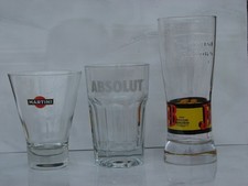 3 verres à whisky vodka