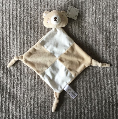 Doudou ours marron beige - doudou,