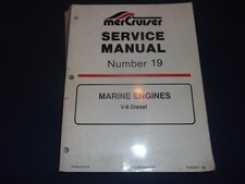 Mercruiser Numéro 19 GM V8 8 Cylindre Marine Moteur Service Réparation Manuel