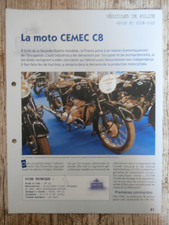 LA MOTO CEMEC C 8 / Fiche Moto