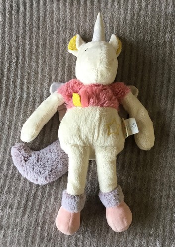 Peluche doudou licorne rose - peluche,