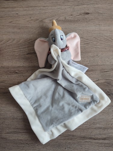 Doudou éléphant dumbo gris - éléphant,