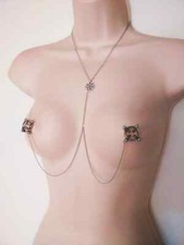 Collier sexy chaine acier