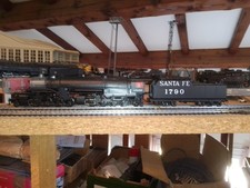 1/87 HO LOCOMOTIVE A VAPEUR 2-8-8-2 SANTA FE 1790 / 1441 ROCO DIGITALE SON BOÎTE