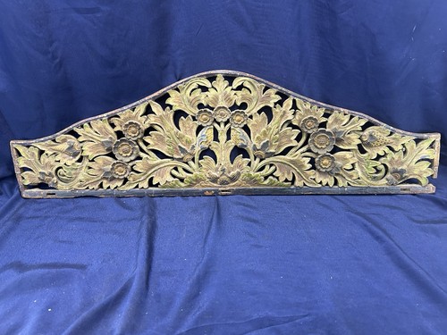 Ancien grand fronton bois - ancien,