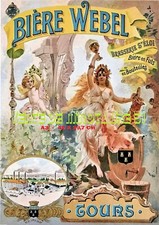 Bière - Webel - Brasserie Saint Eloi - Tours 37 - A3 Plastifiée