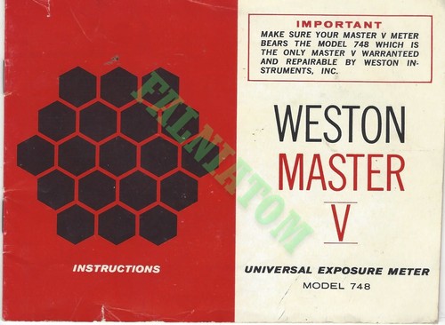 Vintage weston master model - vintage,