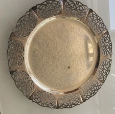 Ancienne Corbeille à Fruit Ou Plat en Métal Argenté /7373V0