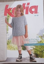 Catalogue tricot KATIA ENFANTS N°85 PRINTEMPS ETE EN FRANCAIS ET  NEERLANDAIS