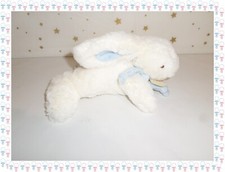 ㊲ - Doudou Lapin Blanc Bleu