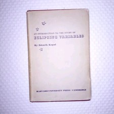 An Introduction To The Study Of Eclipsing Variables - 1st Ed.  Zdenek Kopal 1946