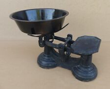 Ancienne balance anglaise FONTE vintage déco cuisine old cast iron scale kitchen