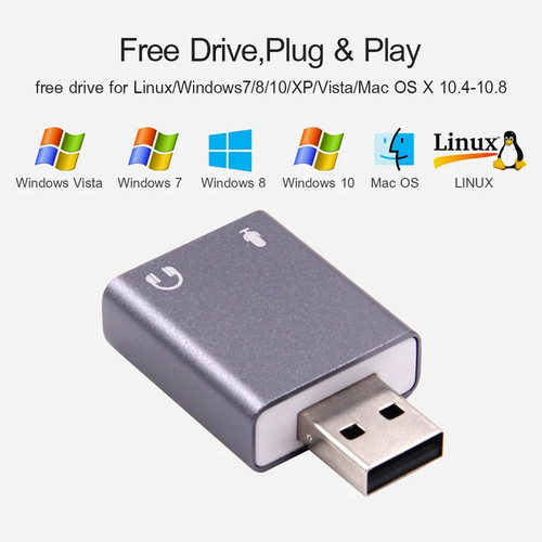 Carte son usb - 7.1, surround
