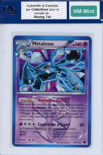 Carte pokémon métalosse - carte,