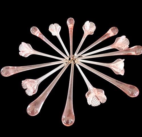 Pampilles opaline rose murano - pampilles,