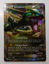 Carte Pokémon Rayquaza EX 85/12 - 2016 TBE ANGLAISE Full Holo Dragons Exaltés