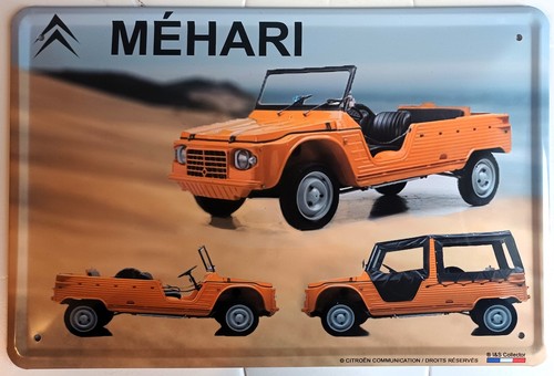 Plaque métal citroën mehari - citroËn,