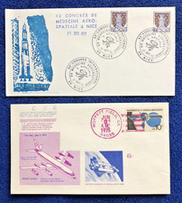 Lot 2 Plis Espace EUROPE Médecine 1972 + Space Lab de MOFFETT en 1975