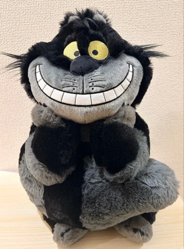 Peluche chat cheshire - peluche, noir