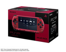 psp 3000 Red/Black