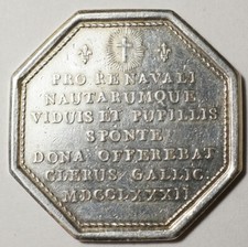 COLONIES : RARE JETON ARGENT