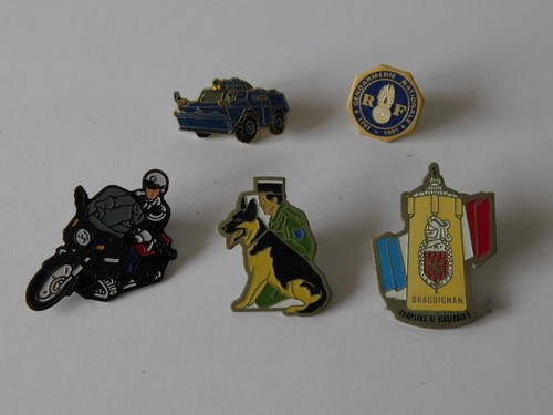 Lot pins gendarmerie - de,