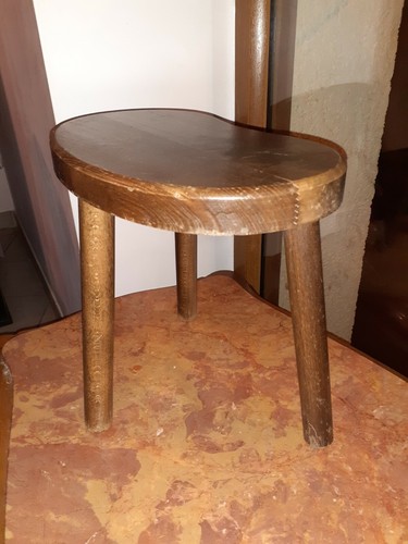 Tabouret traite tripode art - traite,