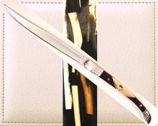 * PETIT ET FIN STYLET PLIANT * MITRES OUVRAGÉES * MATIÈRE FOSSILE * ESPAGNE *