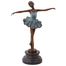 Statuette en bronze après
