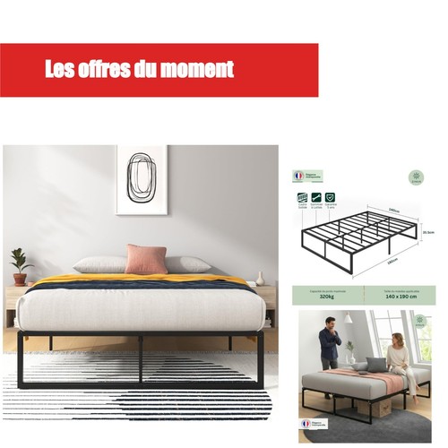 Zinus lorelai sommier 140x190 - lorelai,