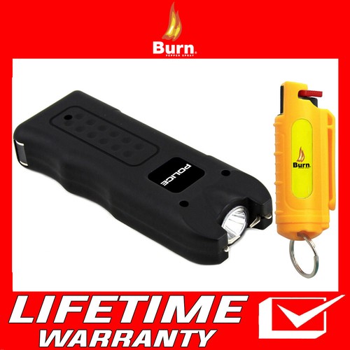 Police stun gun burn pepper - stun,