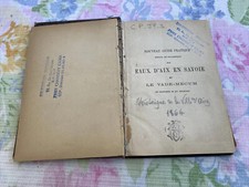ancien guide pratique eaux d’aix en savoie medical pittoresque 1864 baigneur 