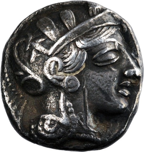 Attique tétradrachme 454 404 - tétradrachme, 454-404